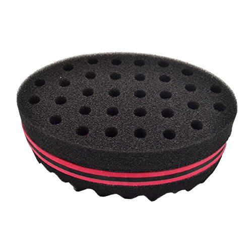 nalmatoionme Double Side Magic Hair Curl Twist Haarbürsten Schwamm Afro Braid Stil Wave Schwamm Pinsel