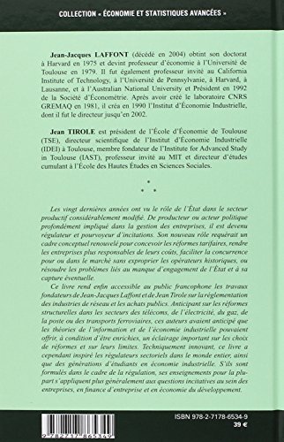 Livres Couvertures de Théorie des incitations et réglementation