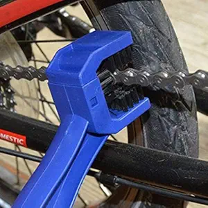 Speedy Ninja Motorcycle Chain Brush Quick Chain Washer Chain Brush Cleaning Brush Cleaning Tool Brush Durable Motorcycle Bike Chain Gears Maintenance Cleaner Tools