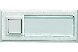 Grothe Etagenplatte 1 Kontakt Anriehber, Beleuchtet, ETA 2132 Combilux, weiß, 1522035