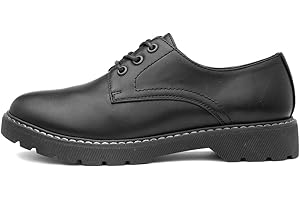 Lilley Womens Black Lace Up Shoes