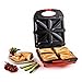 Produktbild Klarstein Trinity • Sandwichmaker • Sandwichtoaster • Kontaktgrill • Waffeleisen • Austauschbare Heizplatten • 1300 Watt • Antihaftbeschichtung • Deckel klappbar bis 180° • Ready-To-Use-LED • rot