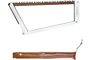 AILOPTA Sega Pieghevole da Campeggio, Sega Manuale Multiuso Pieghevole con Sega A Mano A Lama Lunga Sega da Giardino Sega Ad Arco Pieghevole Sega da Potatura Attrezzo per Esterno