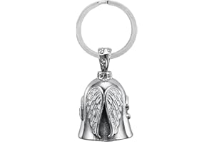 WXNPA Bell Portafortuna Moto, Campanella Portafortuna Moto, Portachiavi Guardian Bell,Portachiavi unisex per uomini e donne, per Auto Biciclette, Elettriche, Moto