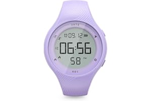 FOCWONY Digital Waterproof Pedometer Watch, Fitness Tracker, Step Counter, Distance, Vibrating alarm clock, Stopwatch, Great Gift for for Kids Childrens Teen Girls Boys Women