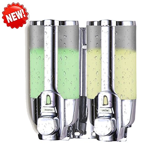 teleost Seifenspender, Wandhalterung Pumpen, chrom Beschichtung zu verhindern Rost, Bad & Dusche Chrom Seifenspender, 2