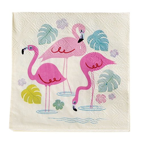 Lustige Partyservietten „Flamingo“ – 20 Stück im Pack - 2