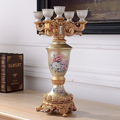 qwer 5 European style classical resin and candle holder candlesticks ornaments Wedding Room wedding ornaments template room furnished ,D966 candleholder