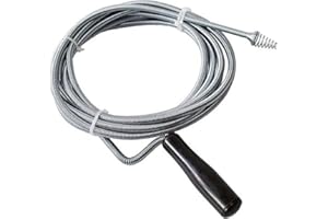 KAKKI Flexible Spring Wire Sink & Drain Cleaner Snack for Use with Washing Machines Sink Baths Drains & Dishwashers Unblocked Toilet Pipe Heavy Duty (3m)