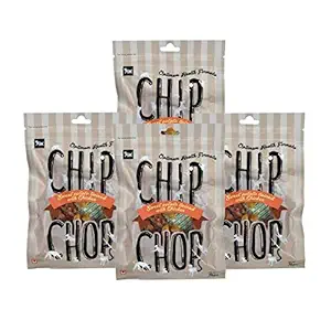 Heads Up for Tails Chip Chops Sweet Potato Twined with Chicken Dog Treats (280 g) - Pack of 4-70 g Each