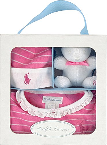 Ralph Lauren Baby Girls Baby set Giftbox, Pink, size 3M