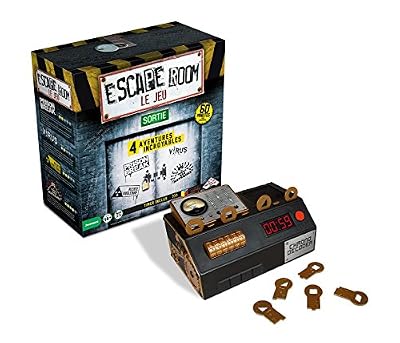 RIVIERA GAMES Escape Room – Le Jeu – Coffret de 4 Aventures différentes en français. Riviera Games.