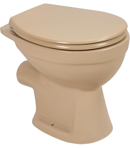 BELVIT Stand-WC Tiefspüler, Bahama Beige, 39x35x49 cm