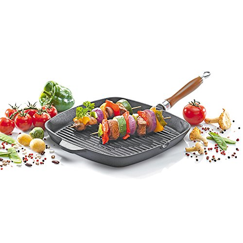Krüger 63028 Gusseisen-Steakpfanne, Rustica, 28, 28 cm, schwarz - 2