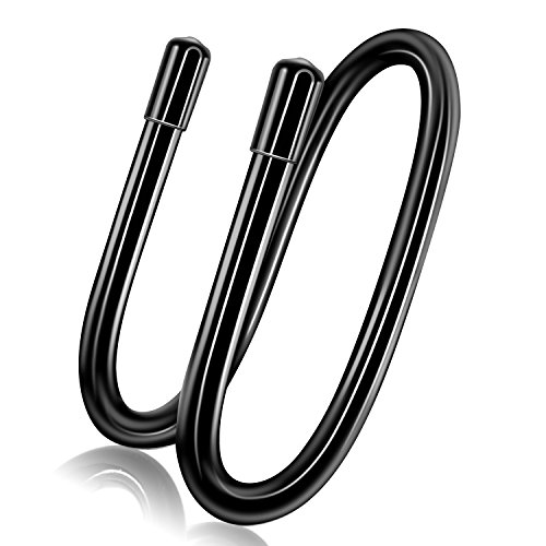 Preisvergleich Produktbild Einstellbare Wandhalter Halter für Nintendo Switch, Yocktec Universal Hanger Halterung Wandhalterung Clip Hanger Zubehör Kit für Nintendo Switch Controller (2 Pack) –Schwarz