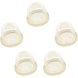 HURI 5x Vergaser Primer Pumpe für Fuxtec VidaXL Einhell Hecht Ryobi Timbertech Brast Zipper Rotfuchs Geräte 23 25 26 32 33 43