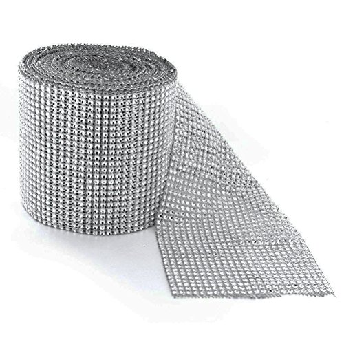 LEORX Strassborte Strassband Diamant Strass Kristall band Wrap Roll Party und Hochzeitsdekoration - 2