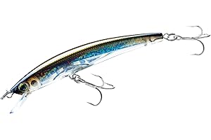DUEL Yo-Zuri Crystal 3D Minnow Leurre Flottant Bronze argenté 12,7 cm