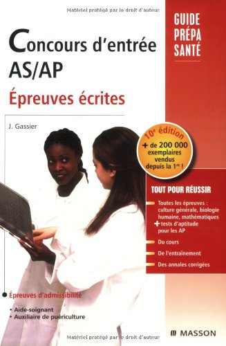 Download Concours d'entrée AS-AP : Epreuves écrites