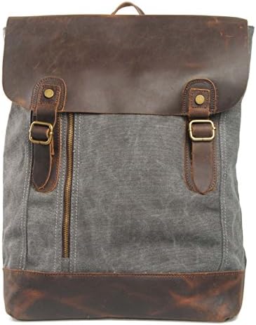 Laptop Backpack, Vintage Casual Canvas Backpack Travel Rucksack Satchel Backpack Camping Backpack ( Color : Green , Size : 1 )
