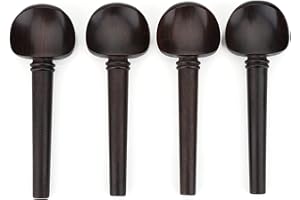 Demeras Cello Peg, Violine Stimmwirbel remium Ebenholz Cello Stimmwirbel Zubeh?r f¡§1r Musikteile Geeignet f¡§1r 4/4 Cello in voller Gr??e, Spielzubeh?r