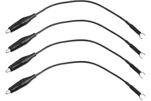 YWBL-WH 4pcs Oscilloscope Probe Ground Lead Wire Cable with Clip Oscilloscope Accessories, oscilloscope