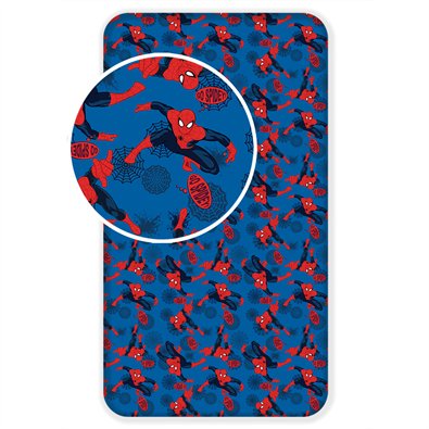 Jerry Fabrics Sábanas Ajustables para Niños, Algodón, Azul (Dark Blue), 200x90x25 cm, 10 Unidades