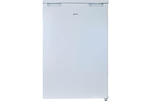 Igenix IG355W Freestanding Under Counter Freezer with 3 Large Drawers, Reversible Door, 83 Litre Freezer Capacity, 55 cm Wide, White