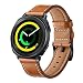 Produktbild Loveblue Echtlederarmband, 20 mm breit, für Samsung Gear Sport SM-R600 / Garmin Vivoactive 3 / Withings Steel HR 40 mm Smartwatch, für Huawei Watch 2 Sport Version, Leather-Brown