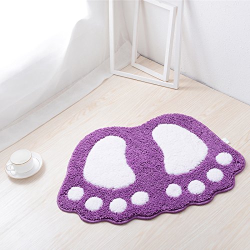 RYC Tapis Salon Moderne Tapis Sol Antidérapant Bonne Absorbation Tapis Entrée Epais Anti Poussière Paillassons Maison Tapis de Décoration Noel 60 * 90cm