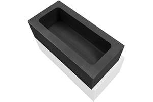 ‎LORMUZI lormuzi (1KG-56ML) Kokille aus Graphit Hochreine Graphitbarrenform Gold-Silber-Aluminium-Kupfer-Messing-Zink-Blei-Legierung Metallgussform