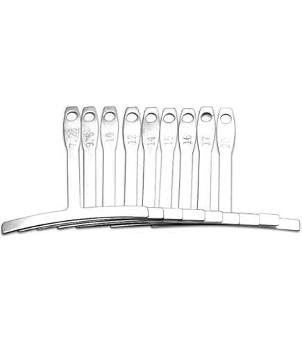 Règle De Réglage De L'Action Des Cordes De Guitare | Set De Précision En Inox Pour Mesurer La Hauteur Des Cordes | Instrument De Précision Pour Réglage Mandoline, Banjo Et Ukulélé