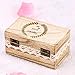 Produktbild VAWAA 1pc Schmuckbox Carved Rustic Vintage Wooden Ring Holder Halskette Container Watch Box Für Hochzeits-Proposal Engagement