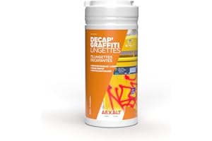 AEXALT Lingettes Anti-Graffiti en Boîte, 20mm x 195mm, Lot de 75