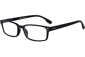 Eyekepper Klasyczne okulary do czytania wysokiej jakości prostokątna oprawka z zawiasem sprężynowym