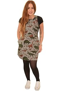 dinosaur pinafore womens