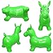 JJOnlineStore - Kids Boys Girls Animal Space Hopper Happy Inflatable Soft Horse Ride on Bouncy Soft Play Toys Bouncing Exercise Game (Green)