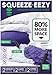 Price comparison product image Vacuum Storage Space Saver Bags with Hand Pump for Clothes, Duvets, Pillows & Travel - Jumbo, Large, Medium - 6 Pack