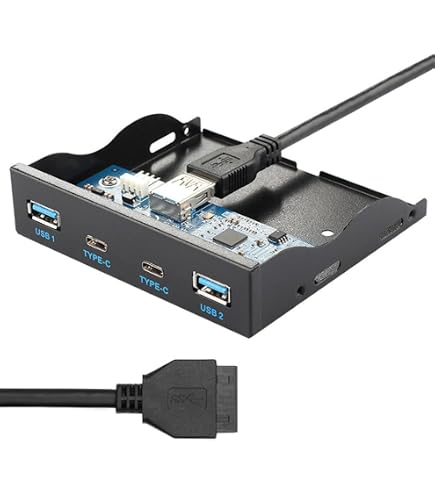 PANNELLO FRONTALE A scheda di espansione del computer 'hub da 5,25