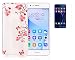 Produktbild Huawei Honor 8(2016) Neu Design Hülle mit Panzerglas,ISENPENK Ultra Slim Silikon Soft TPU Cool Modisch Pattern Case,Schöne Einfache Outdoor Crystal Clear Transparent Wasserdicht Shockproof Anti Slip Stoßfest Protection Durchsichtig Handyhülle,Thin Silicon Cover Bumper Schutzhülle Tasche für Huawei Honor 8(2016) 5.2Zoll[Ahornblätter ]+Panzerglas/Schutzglas/Displayschutzfolie
