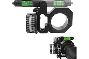 FIRECLUB Winkel Grad Indikator mit Buble Level Przision Gewehr Winkel Kosinus Passform 25,4mm und 30mm rechts Seite montiert