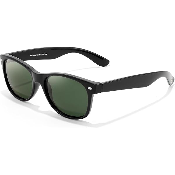 ZeroUV Retro Horned Rim Sunglasses - Matte Black Frame With Blue Flash Mirrored Lenses, 50mm - View #2