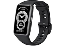 HUAWEI Band 6, All-day SpO2 Monitoring, 1.47" FullView Display, 2-Week Battery Life, Fast Charging, Heart Rate Monitoring, Sl