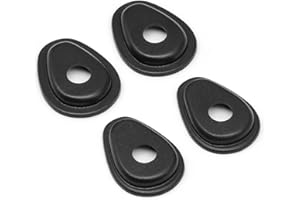 Kaimeilai Plaques d'Adaptation pour Clignotants de Moto, 4 Pièces Turn Light Gasket Clignotants Joint Joint Garniture, Adaptateur de Clignotant de Moto Plaques d'adaptateur pour Yamaha MT-07 FZ-07