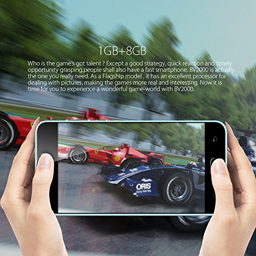 Blackview 4G Smartphone, BV2000 Android 5,1 Handy Smartphone - 5.0 Zoll HD 1280*720 Display Cheap Phones mit 8MP Kamera-MTK6735 Quad-Core-8GB Rom-2400mAh Batterie Handys entsperrt