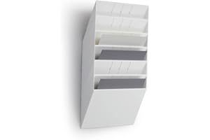 Durable - Flexiboxx 6 A4 Orizzontale, espositore da parete, f.to A4 orizzontale, 6 comparti, 348x620x95 mm, bianco (cod. #1709785010)