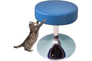 JORTUIO Bar Stool Cover Slipcovers Waterproof PU Leather Elastic Chair Protector Round Seat Cushion Sleeve Stool Slipcover 11-15in,for Salon Hotel Bar Home (Color : #28, Size : Diameter38cm/15in)