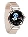 Produktbild fang FANS Bluetooth Smartwatch Damen Kompatibel mit iOS & Android Smartwatch - 1,04 Zoll-EKG-Anzeige/Milanis Edelstahl Den Menstruationszyklus intelligent vorhersagen (Rose Gold)