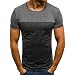 Produktbild Lurcardo Herren T-Shirt - Männer Herren Sommer Kurzarm Rundhals Fest T Shirt Tee Hemd Casual Muscle Basic Fitness Sports Yoga Shirt Slim Fit T-Shirt Tanktops Tank Top Tops T-Shirts Hemden für Herren
