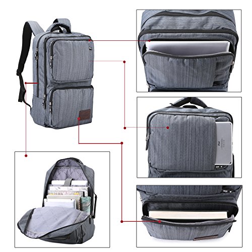 HongyuTing Unisex Schulrucksack Laptop Rucksack College Daypack Handtasche Passend f  r 15 6 Zoll Laptop